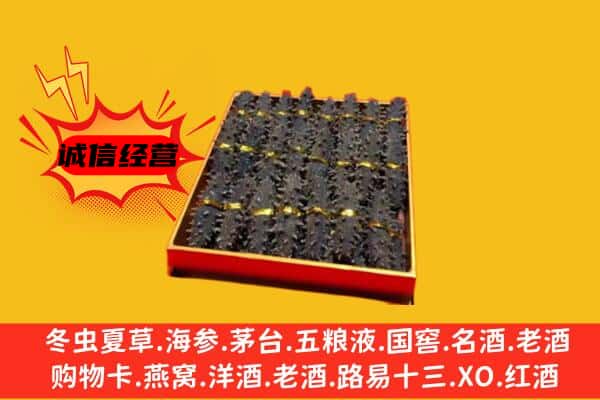 阿勒泰福海县回收海参